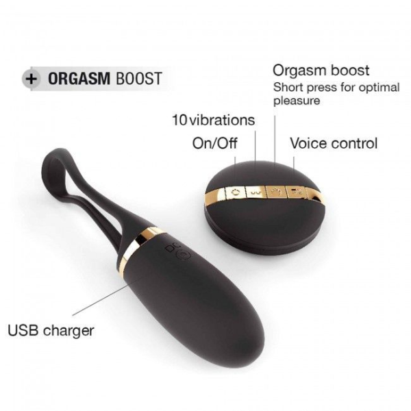 Виброяйцо Dorcel Secret Delight Gold с пультом