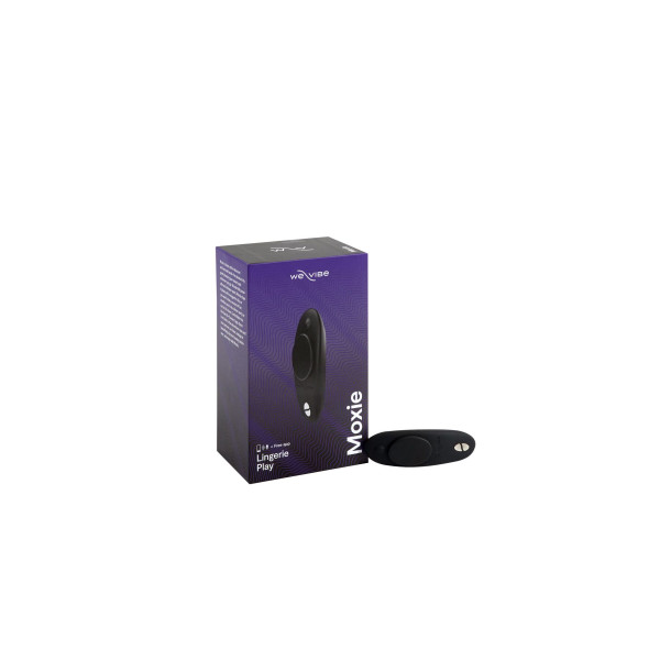 Вибратор в трусики We-Vibe Moxie Satin Black с пультом ДУ