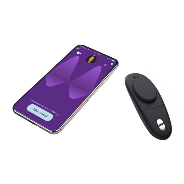 Вибратор в трусики We-Vibe Moxie Satin Black с пультом ДУ