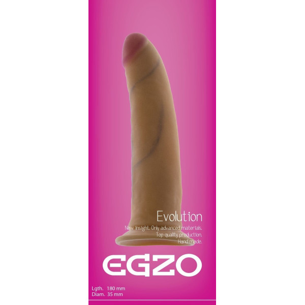 Фаллоимитатор EGZO Ciberskin, 18*3,5 см