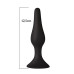 Анальная пробка на присоске MAI Attraction Toys №34 Black, длина 12,5см, диаметр 3,2см