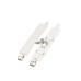Наручники Leather Dominant Hand Cuffs, white