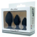 Набор анальных стимуляторов Boss Series - Silicone Anal Plugs Set, 2,8х3,5х4,4 см