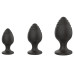 Набор анальных стимуляторов Boss Series - Silicone Anal Plugs Set, 2,8х3,5х4,4 см