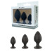 Набор анальных стимуляторов Boss Series - Silicone Anal Plugs Set, 2,8х3,5х4,4 см