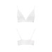 Эластичный топ с кружевом Passion PS001 TOP white, размер XL