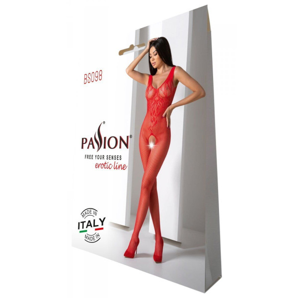 Бодистокинг Passion BS098 red