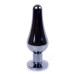 Анальная пробка Boss Series - Jewellery Dark Silver BUTT PLUG Pink