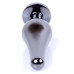 Анальная пробка Boss Series - Jewellery Dark Silver BUTT PLUG Pink