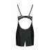 Бэби-долл из эко-кожи и кружева Loona Chemise black - Passion, размер XXL/XXXL
