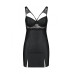 Бэби-долл из эко-кожи и кружева Loona Chemise black - Passion, размер XXL/XXXL