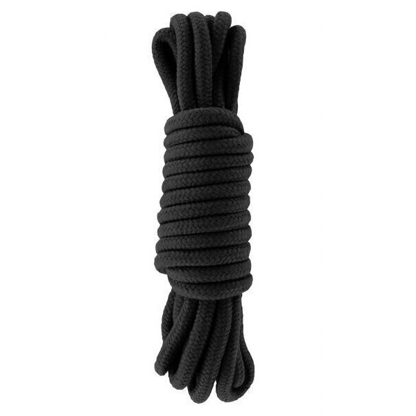 Веревка для бондажа BONDAGE ROPE 10M BLACK, 10 метров