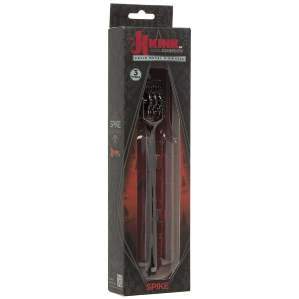 Колесо Вартенберга игольчатое на 3 ряда зубцов Doc Johnson Kink- Spike - Solid Metal Pinwheel