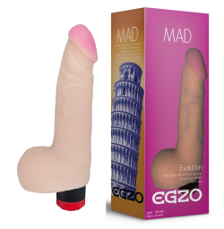 Вибратор EGZO Ciberskin, 19*4,5 см