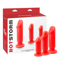 Набор анальных стимуляторов Chisa Chisa Hotstorm - Anal Slim Dildo Kit