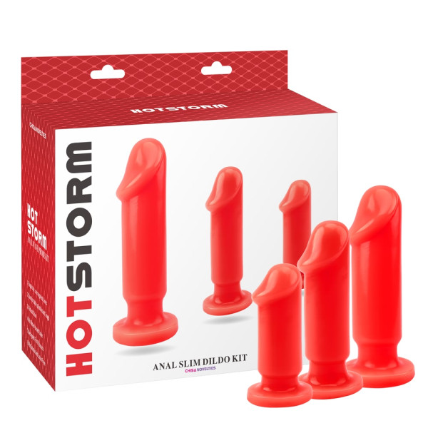 Набор анальных стимуляторов Chisa Chisa Hotstorm - Anal Slim Dildo Kit