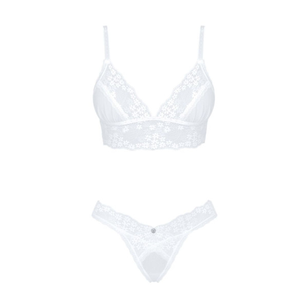 Эротический комплект Obsessive Heavenlly 2-pcs set M/L, бюстгальтер и танга