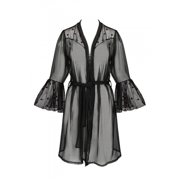 LOVELIA PEIGNOIR black XXL/XXXL - Passion