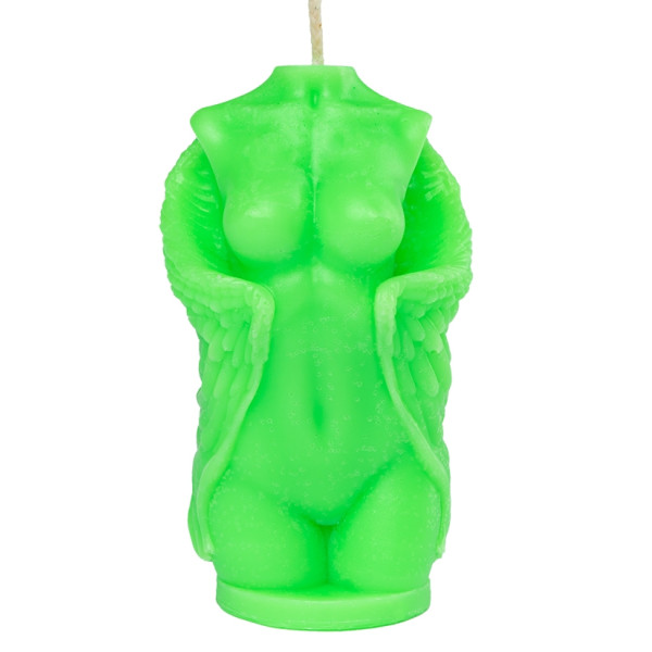 Свеча LOVE FLAME - Angel Woman Green Fluor