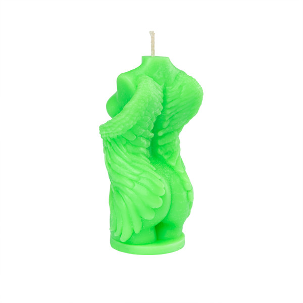 Свеча LOVE FLAME - Angel Woman Green Fluor