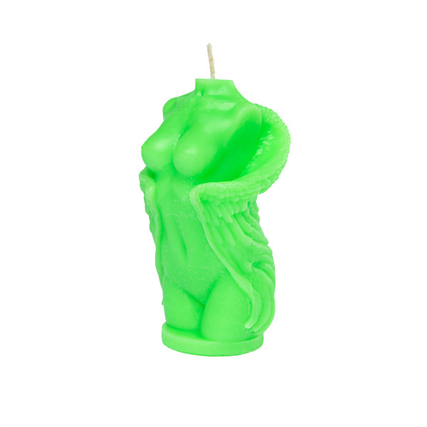 Свеча LOVE FLAME - Angel Woman Green Fluor