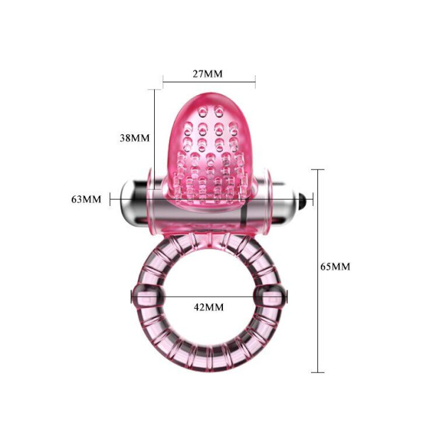 Эрекционное кольцо с вибрацией  Sweet Vibration Ring 