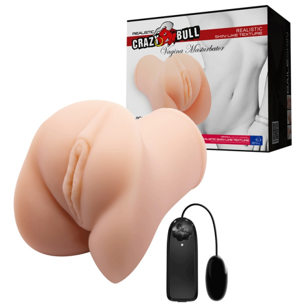 Мастурбатор-вагина Crazy Bull - Violet realistic vagina vibration