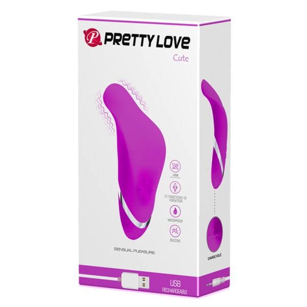 Стимулятор клитора PRETTY LOVE - Cute, 12 функций вибрации