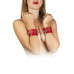 Наручники Leather Restraints Hand Cuffs, red