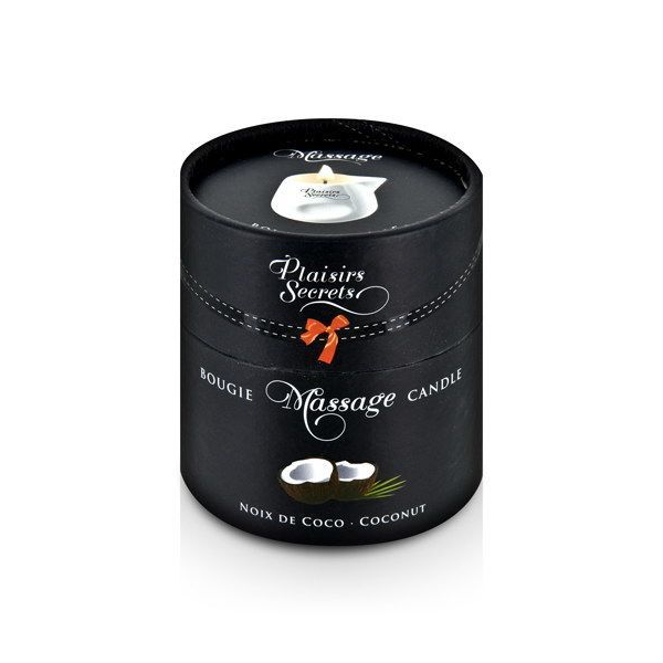 Массажная свеча Plaisirs Secrets Coconut 