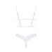 Эротический комплект Obsessive Heavenlly 2-pcs cupless set XS/S, открытая грудь, с доступом