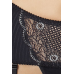 Комплект белья EDITH SET black 6XL/7XL: лиф, широкий пояс для чулок, стринги