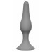Анальный плаг Black Edition - Slim Anal Plug Small, Grey