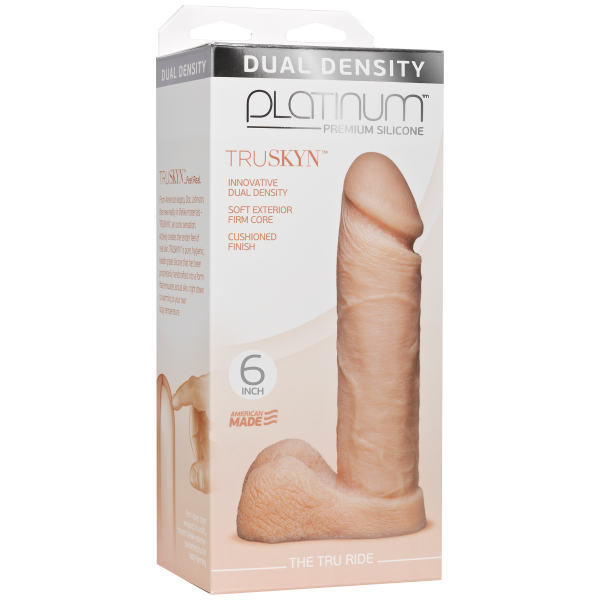 Фаллоимитатор Doc Johnson Platinum TRUSKYN, 17.8 см