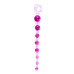 Анальные бусы Jelly Anal Beads Purple, 30 см