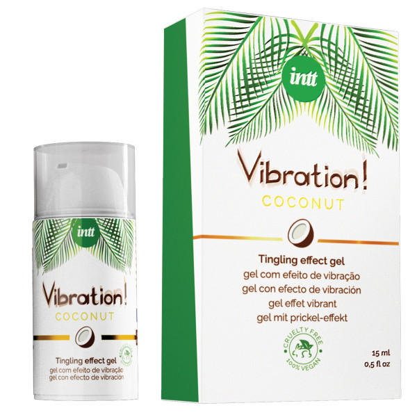 Жидкий вибратор Intt Vibration Coconut Vegan, 15 мл
