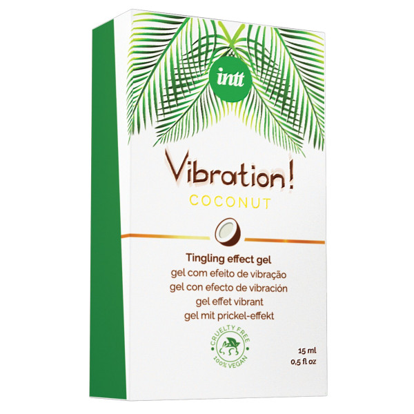 Жидкий вибратор Intt Vibration Coconut Vegan, 15 мл