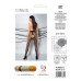Колготки с открытым доступом Passion TIOPEN 015 black 3/4 (20 den), контрастная двойная резинка  