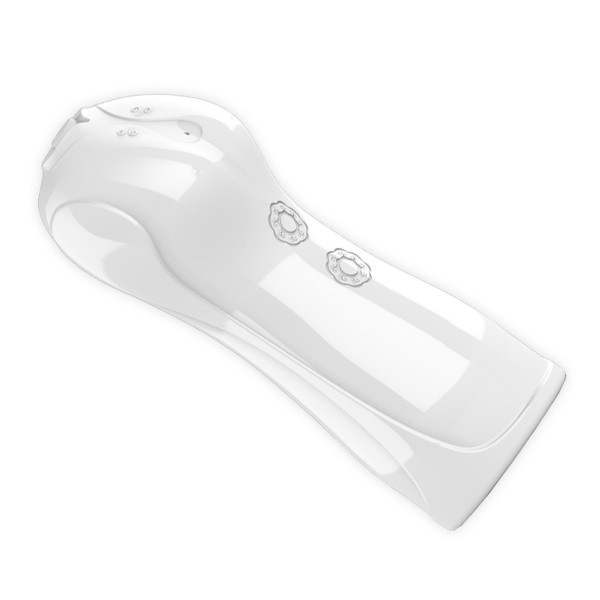 Мастурбатор с вибростимуляцией FOXSHOW Vibrating and Flashing Masturbation Cup White USB, 7+7 скоростей вибрации