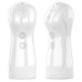 Мастурбатор с вибростимуляцией FOXSHOW Vibrating and Flashing Masturbation Cup White USB, 7+7 скоростей вибрации