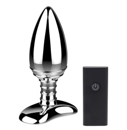 Алюминиевая анальная пробка с вибрацией и дистанционным управлением Nexus Cestos