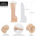 Фаллоимитатор с вибрацией и ротацией Naked ADDICTION James 8 inch Rotating & Vibrating Dong, пульт ДУ