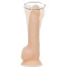 Фаллоимитатор с вибрацией и ротацией Naked ADDICTION James 8 inch Rotating & Vibrating Dong, пульт ДУ