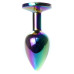 Анальная пробка Boss Series - Jewellery Multicolour PLUG Clear S
