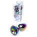 Анальная пробка Boss Series - Jewellery Multicolour PLUG Clear S