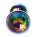 Анальная пробка Boss Series - Jewellery Multicolour PLUG Clear S
