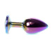 Анальная пробка Boss Series - Jewellery Multicolour PLUG Clear S