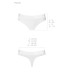 Трусики-бразилиана из хлопка Passion PS005 PANTIES white, размер XL