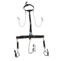 Бондажный набор с металлическим анальным крюком №4 Art of Sex Bridget Bondage set with anal hook №4