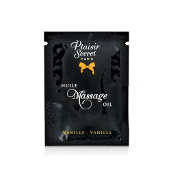 Пробник массажного масла Plaisirs Secrets Vanilla, 3 мл